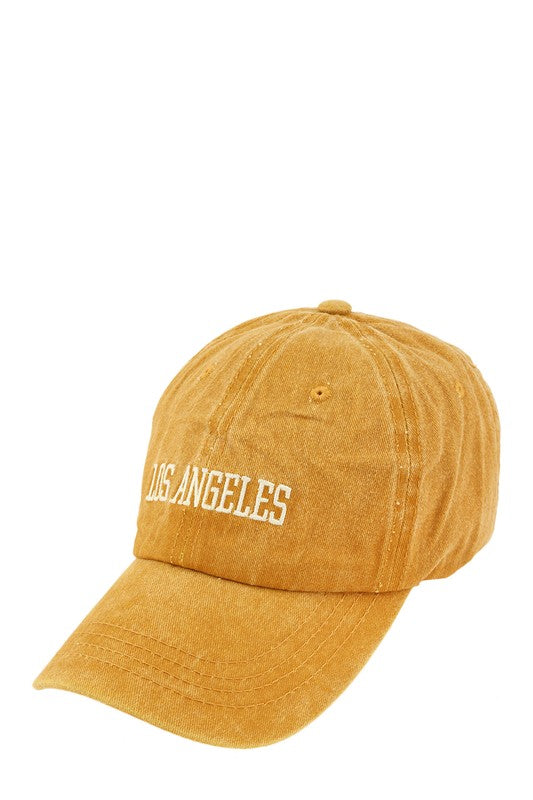 LOS ANGELES Embroidery Pigment Cap