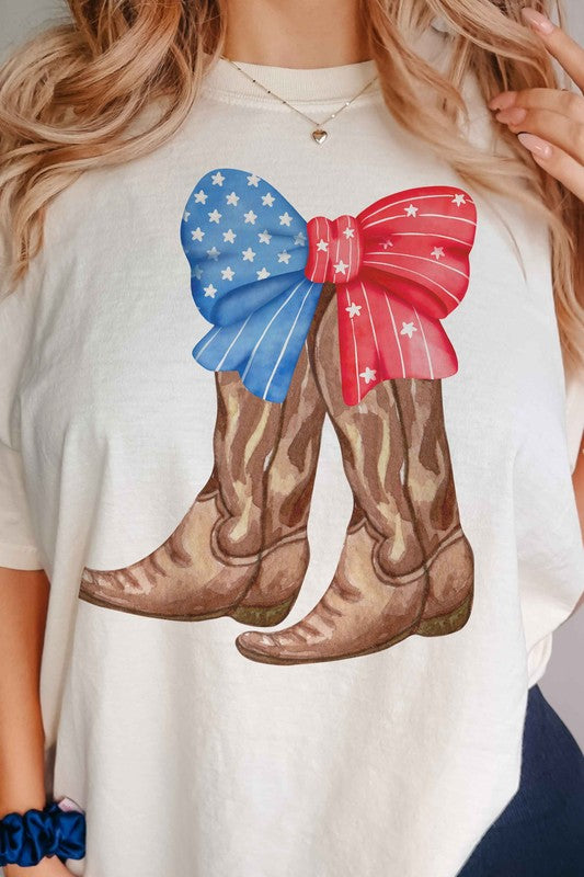 AMERICAN COWBOY BOOTS GRAPHIC TEE