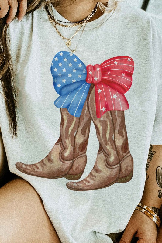 AMERICAN COWBOY BOOTS GRAPHIC TEE