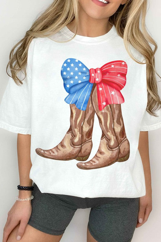 AMERICAN COWBOY BOOTS GRAPHIC TEE