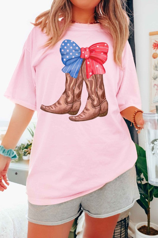 AMERICAN COWBOY BOOTS GRAPHIC TEE