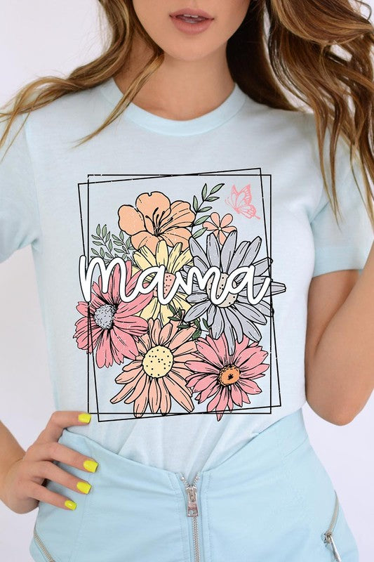 Mama Flower Mothers Day Graphic T Shirts