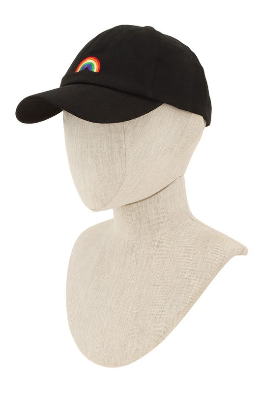 Rainbow Embroidery Cotton Baseball