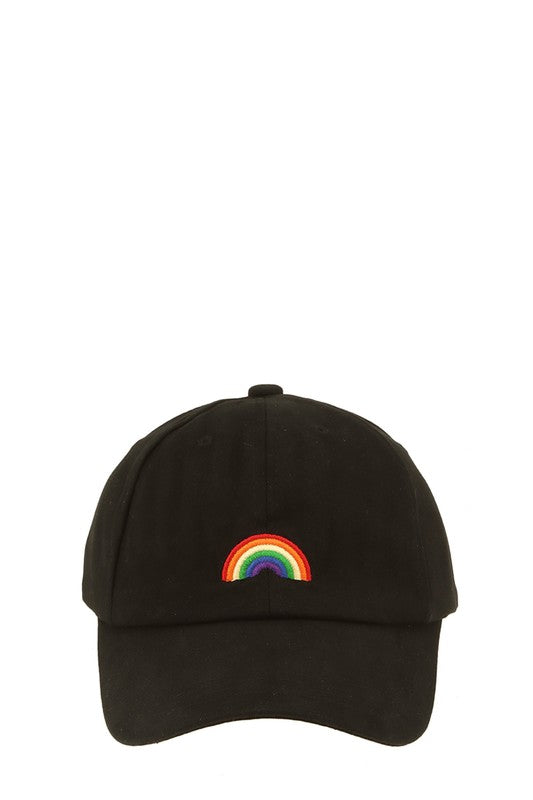 Rainbow Embroidery Cotton Baseball