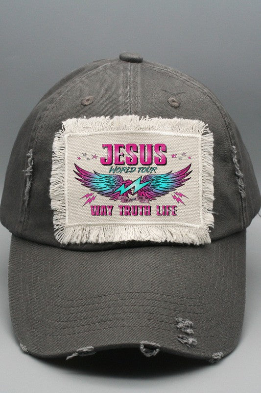 Religious Gifts Jesus World Tour Patch Hat