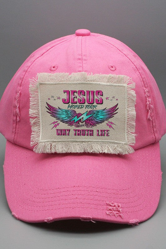 Religious Gifts Jesus World Tour Patch Hat