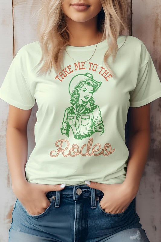 Take Me To The Rodeo, Retro Western Graphic Tee