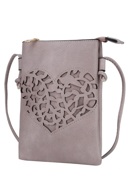 MKF Collection Heartly Crossbody Bag by Mia K