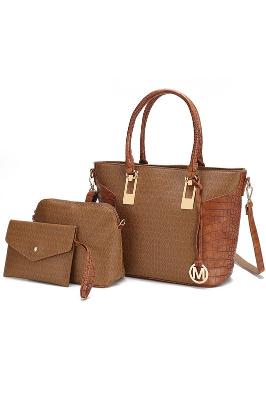 MKF Shonda Tote with Cosmetic Pouch & Wristlet Mia