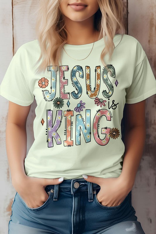 Jesus is King, Christian Graphic Tee