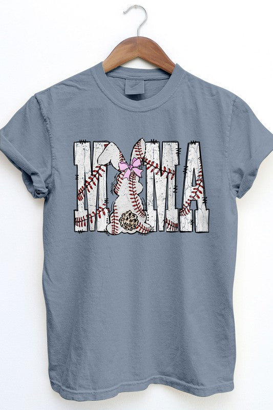 Mama Baseball Game Day, Garment Dye Tee