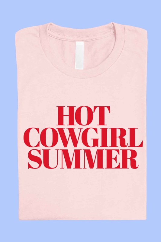 HOT COWGIRL SUMMER GRAPHIC TEE