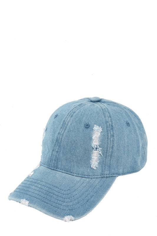 Acid Wash Distressed BaseBall Cap