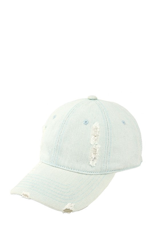 Acid Wash Distressed BaseBall Cap