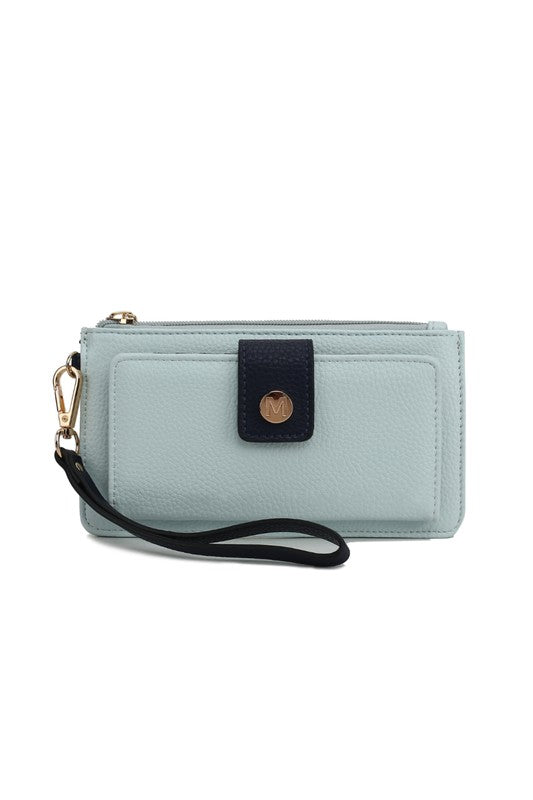 MKF Olympe Vegan Leather Wristlet Wallet by Mia K