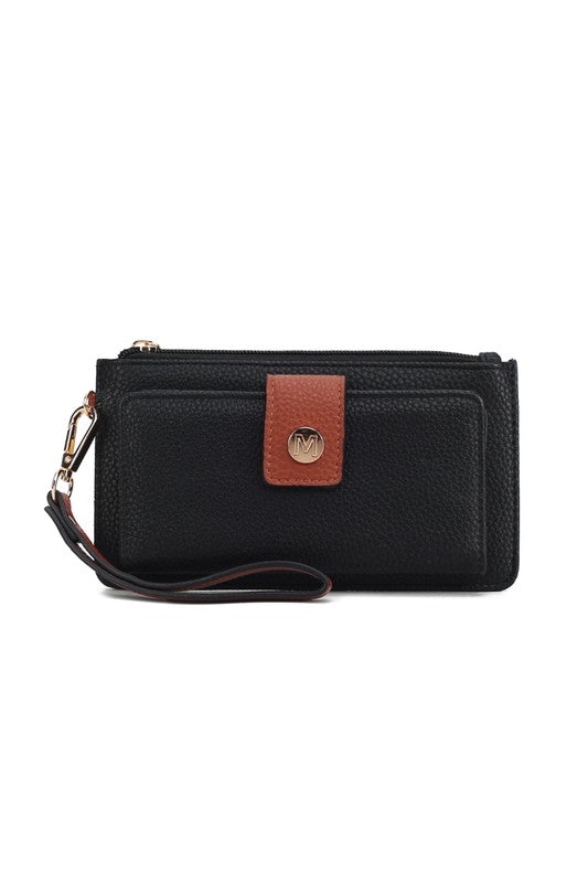 MKF Olympe Vegan Leather Wristlet Wallet by Mia K