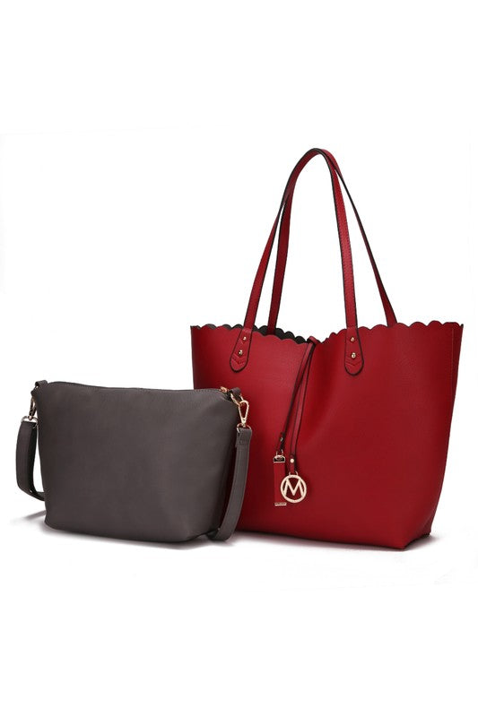 MKF Reversible Shopper Tote & Crossbody by Mia K