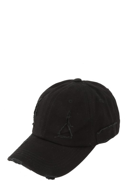 Distressed Mineral Wash Baseball Cap