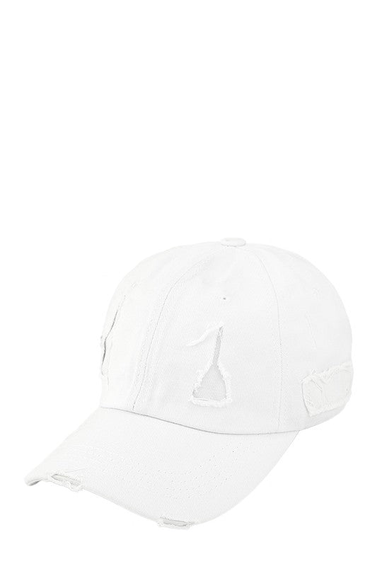 Distressed Mineral Wash Baseball Cap