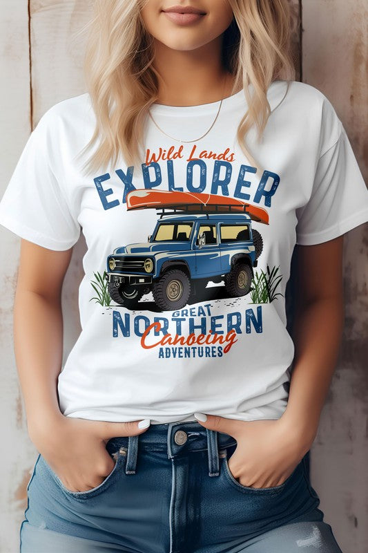 Wild Lands Explorer, Adventure Graphic Tee