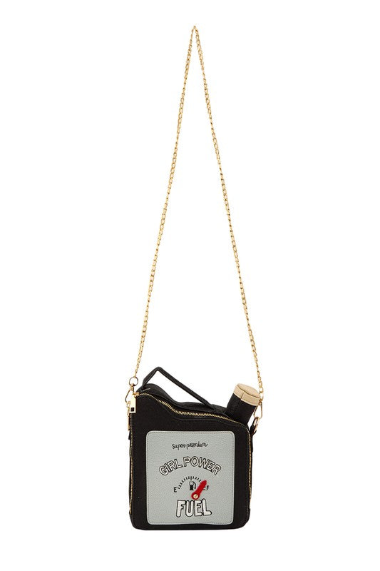 Girl Power Square Crossbody Bag