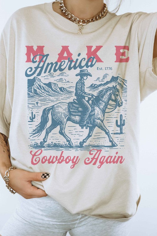 AMERICA COWBOY AGAIN GRAPHIC TEE T-Shirt