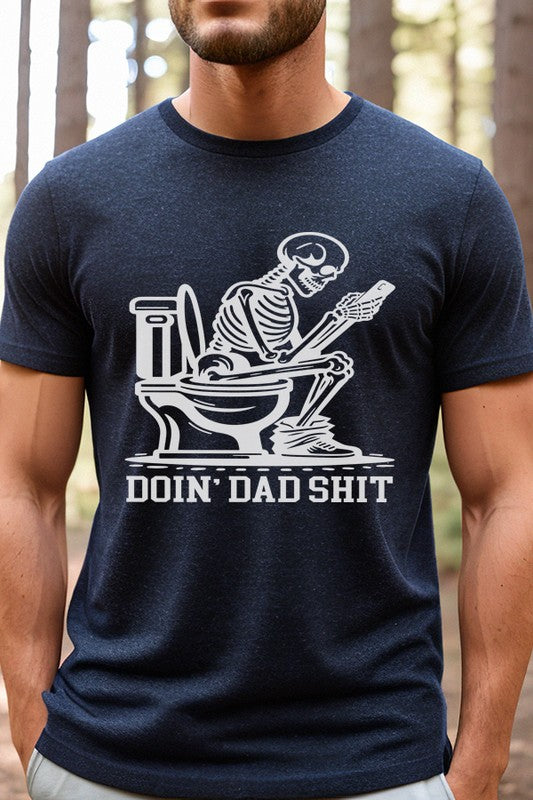 Father's Day Gift Doin Dad Shit Graphic Tee T-Shirt