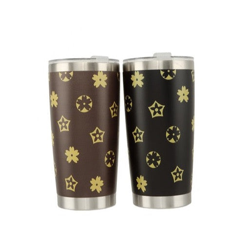 Flower Pattern Thermos Bottle