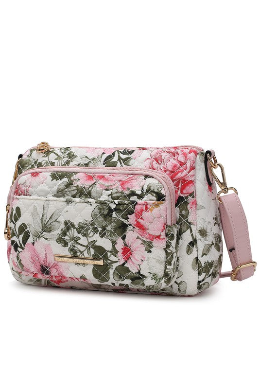 MKF Collection Rosalie Botanical Pattern Crossbody