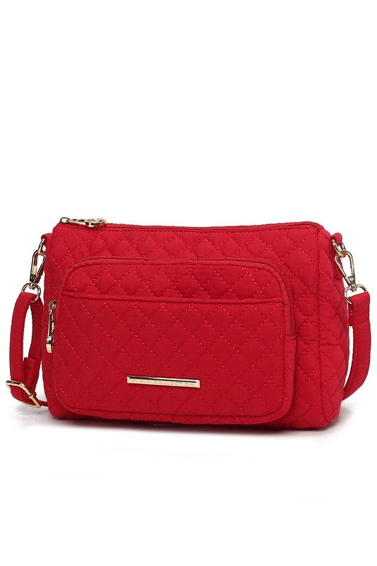 MKF Collection Rosalie Solid Quilted Shoulder Bag