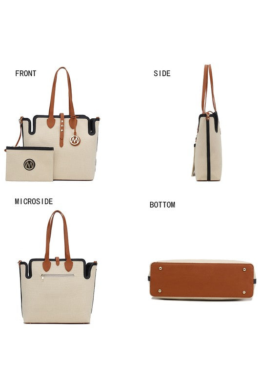 MKF Collection Juliana Oversize Tote & Wristlet