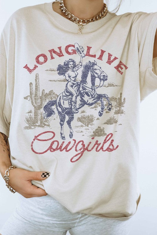 LONG LIVE COWGIRLS GRAPHIC TEE