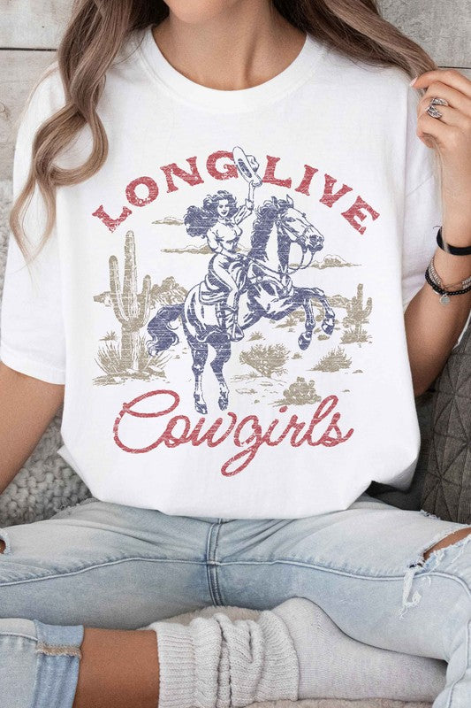 LONG LIVE COWGIRLS GRAPHIC TEE