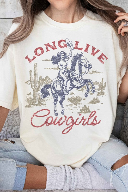 LONG LIVE COWGIRLS GRAPHIC TEE