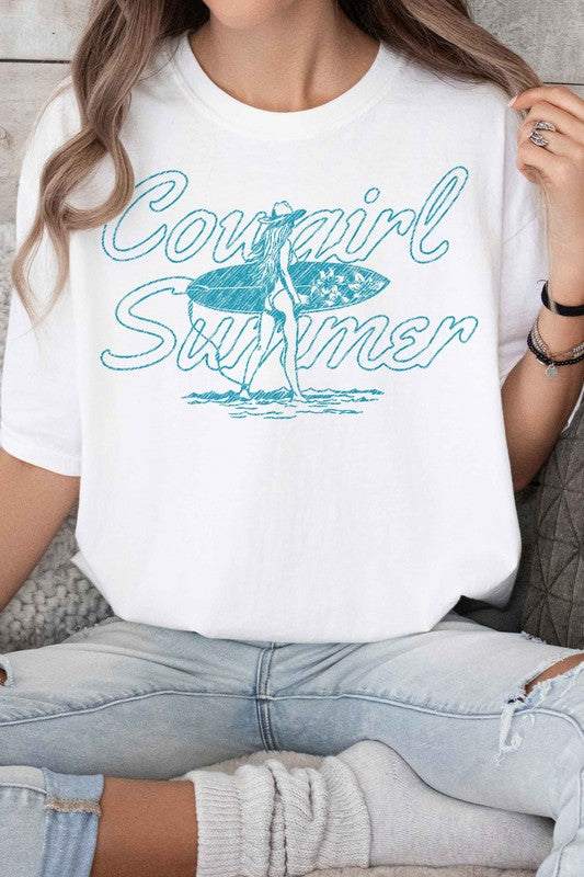 COWGIRL SUMMER WESTERN GRAPHIC TEE