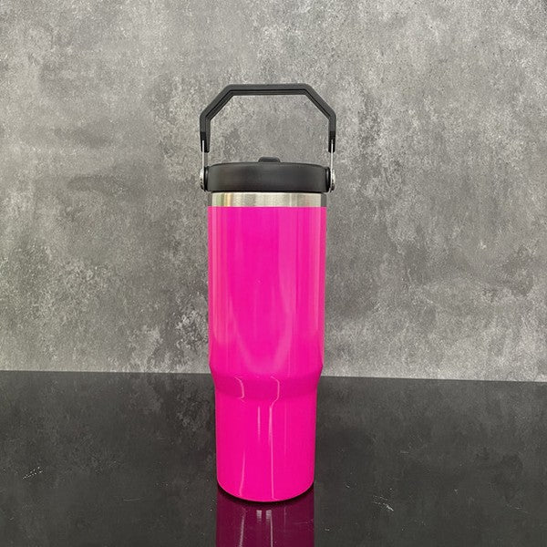 30oz Neon Tumbler with Handle