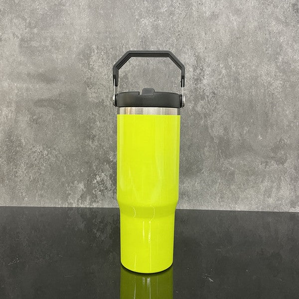 30oz Neon Tumbler with Handle