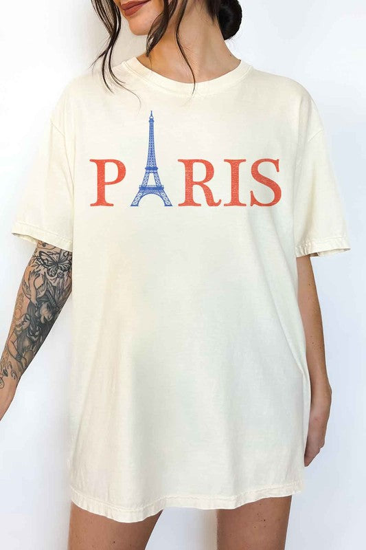 PARIS OVERSIZED GRAPHIC TEE