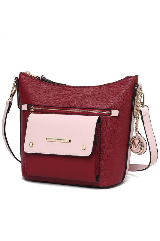 MKF Collection Serenity Color Block Crossbody Bag