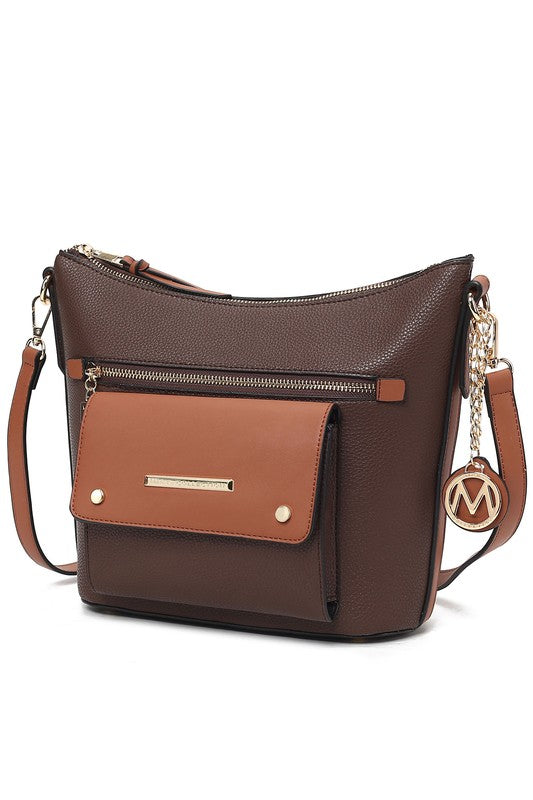 MKF Collection Serenity Color Block Crossbody Bag