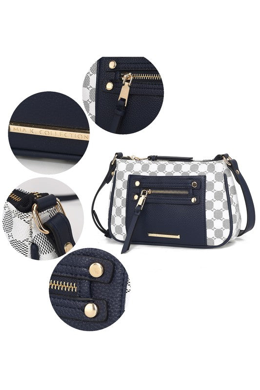 MKF Collection Essie Circular Print Crossbody Bag