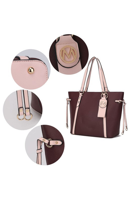 MKF Collection Tote with Wallet & Detachable Set