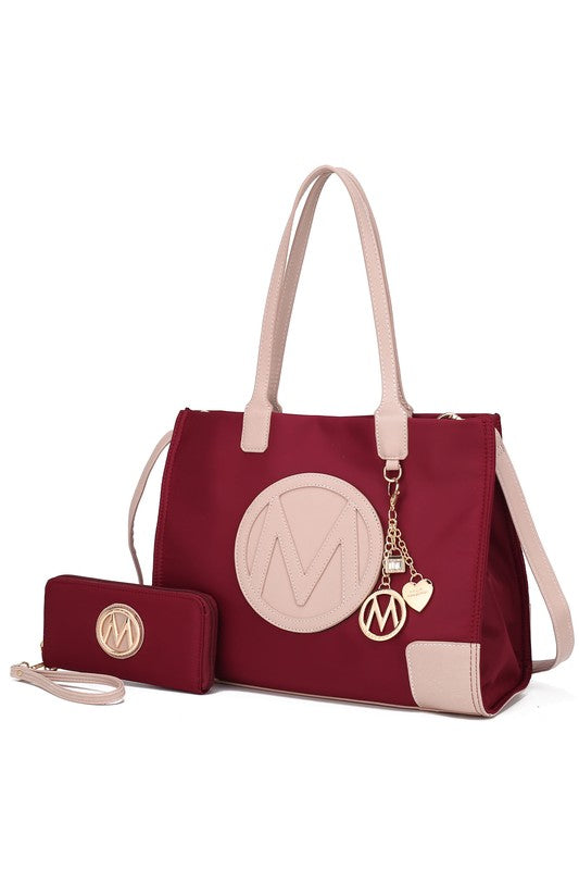 MKF Collection Louise Tote and Wallet Set