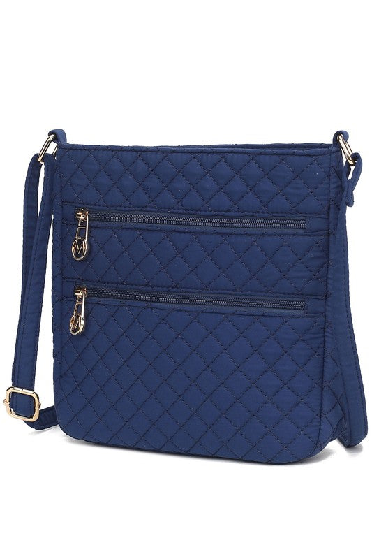 MKF Collection Lainey Quilted Cotton Crossbody Bag