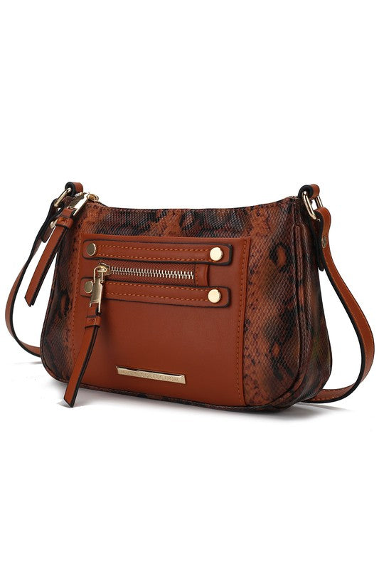 MKF Collection Essie Snake embossed Crossbody