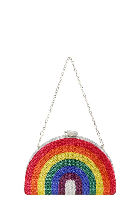 Semicircle Shape Rainbow Handbag