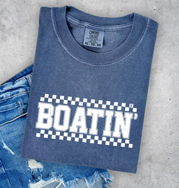 Boatin Comfort Color Graphic Tee