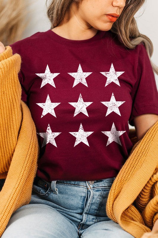 Stars Graphic T Shirts