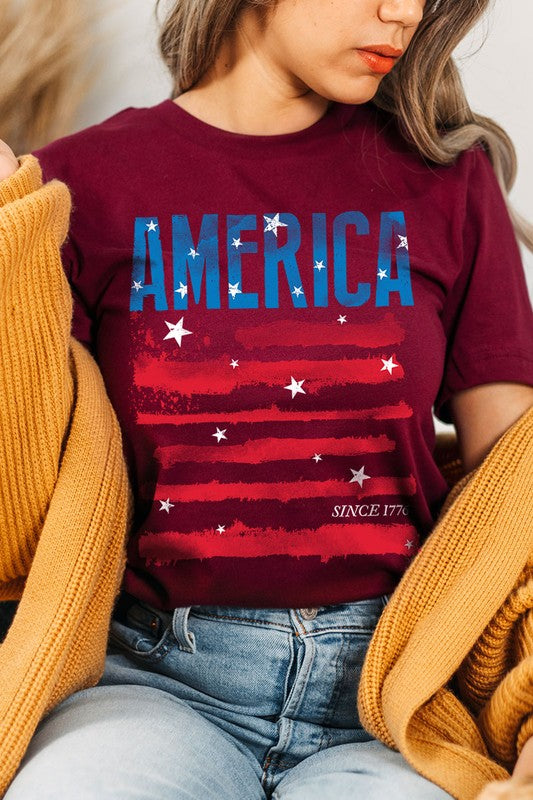 America Since 1776 Graphic T Shirts