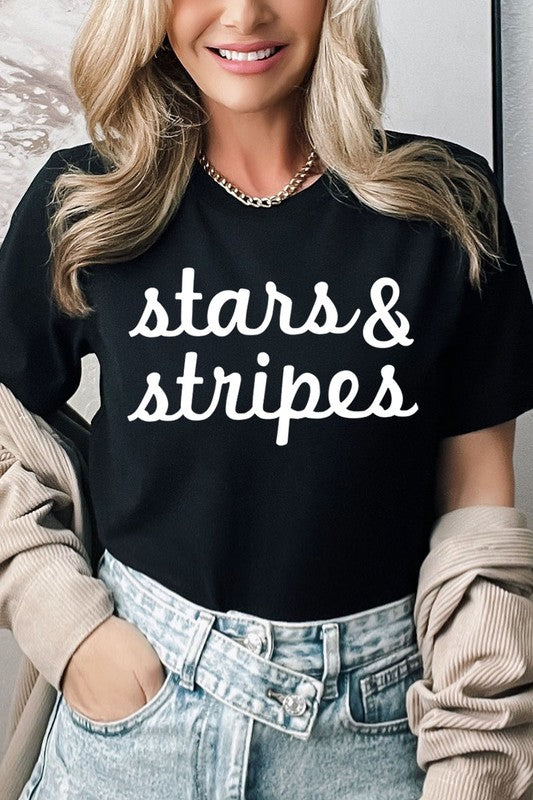 Stars & Stripes Graphic T Shirts